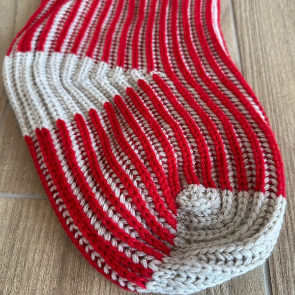 20" Tree Knit Stocking Red - Hearth & Hand Magnolia - Picture 9 of 12